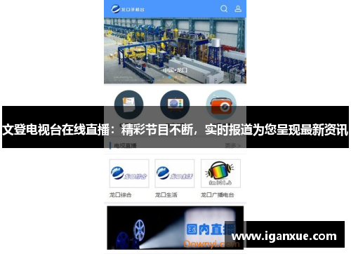 文登电视台在线直播：精彩节目不断，实时报道为您呈现最新资讯